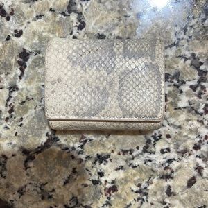 All Saints Snakeskin Wallet